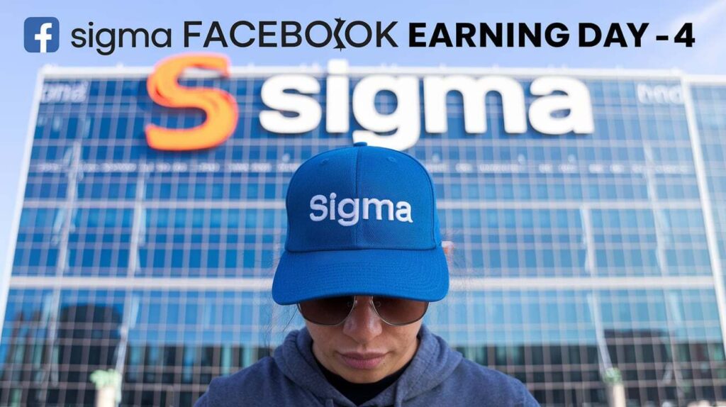 Sigma Facebook Earning Day 4: The Journey Continues